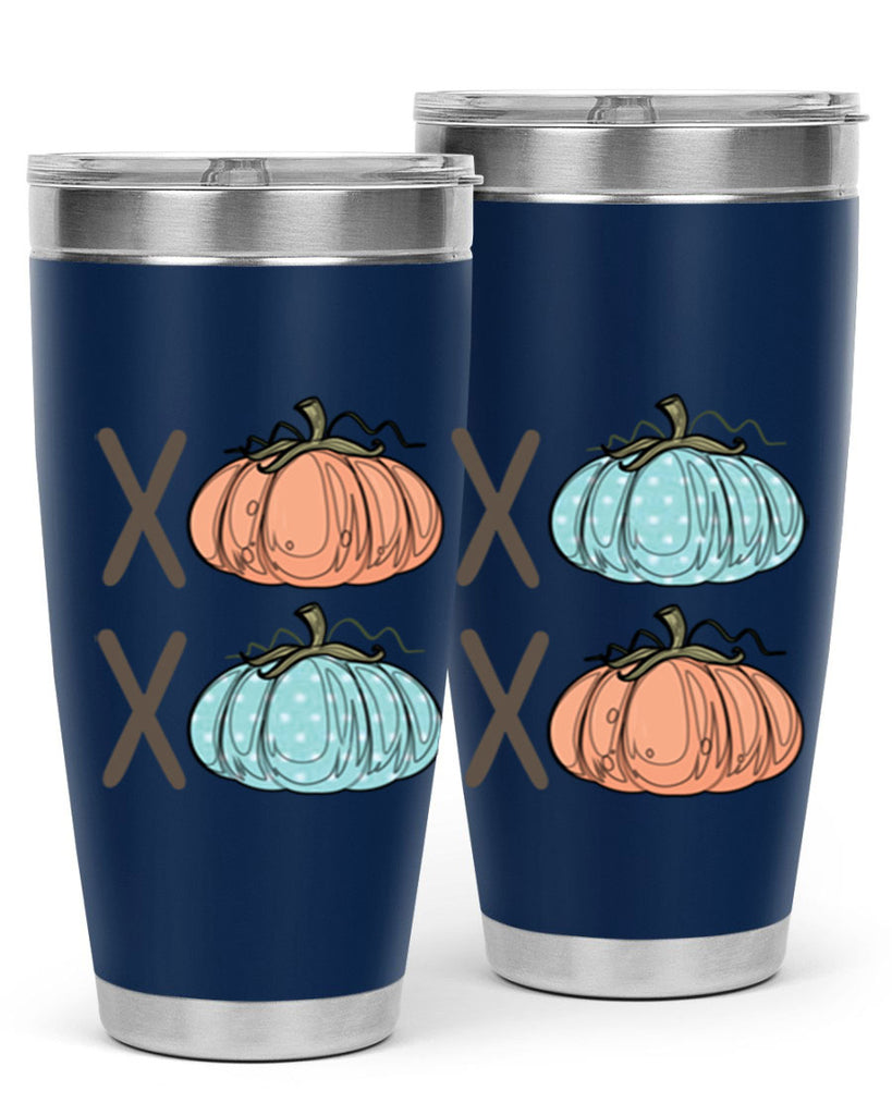 Fall Pumpkin XOXO 129#- fall- Tumbler