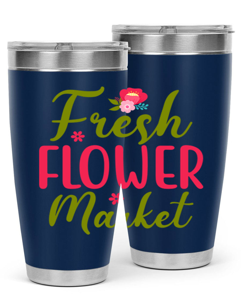 Fresh Flower Market 144#- spring- Tumbler