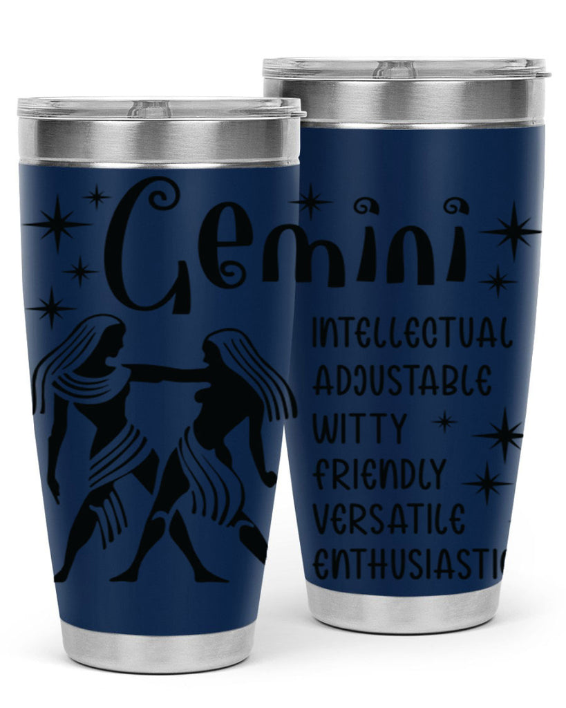 Gemini 217#- zodiac- Tumbler
