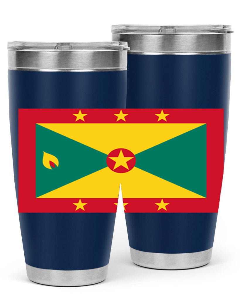 Grenada 130#- world flags- Tumbler