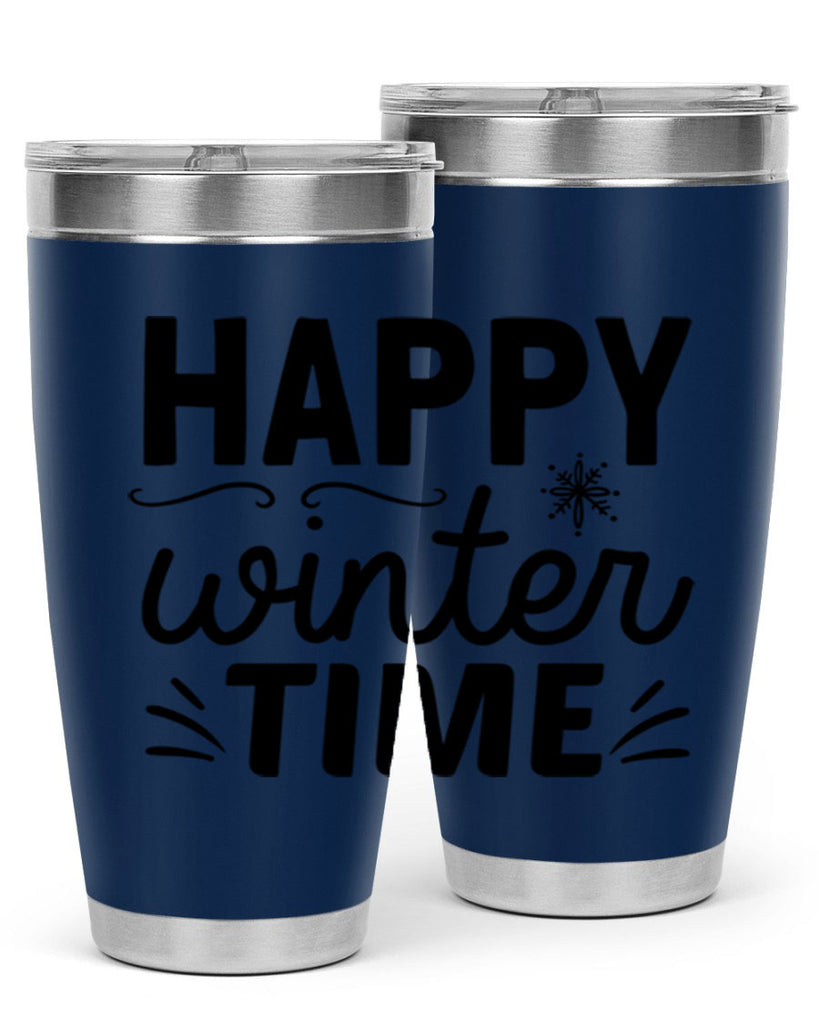 Happy Winter Time134#- winter- Tumbler