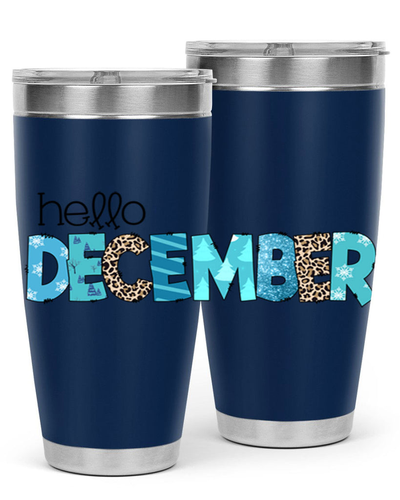 Hello December 187#- winter- Tumbler