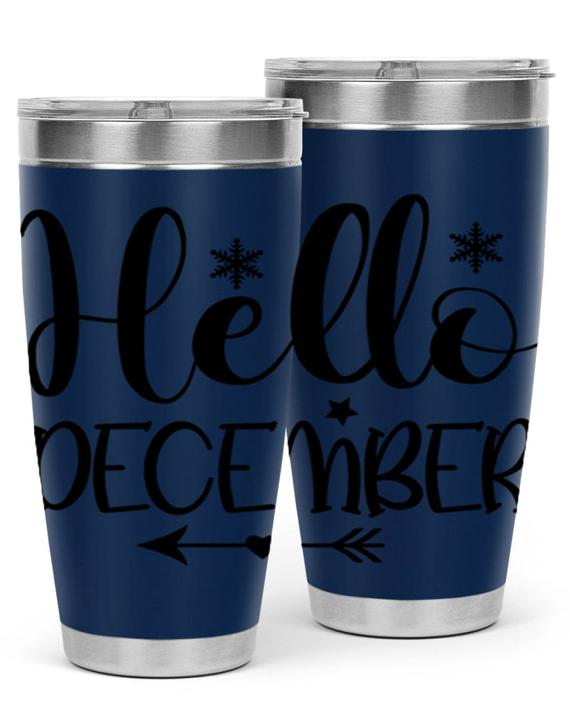 Hello December161#- winter- Tumbler