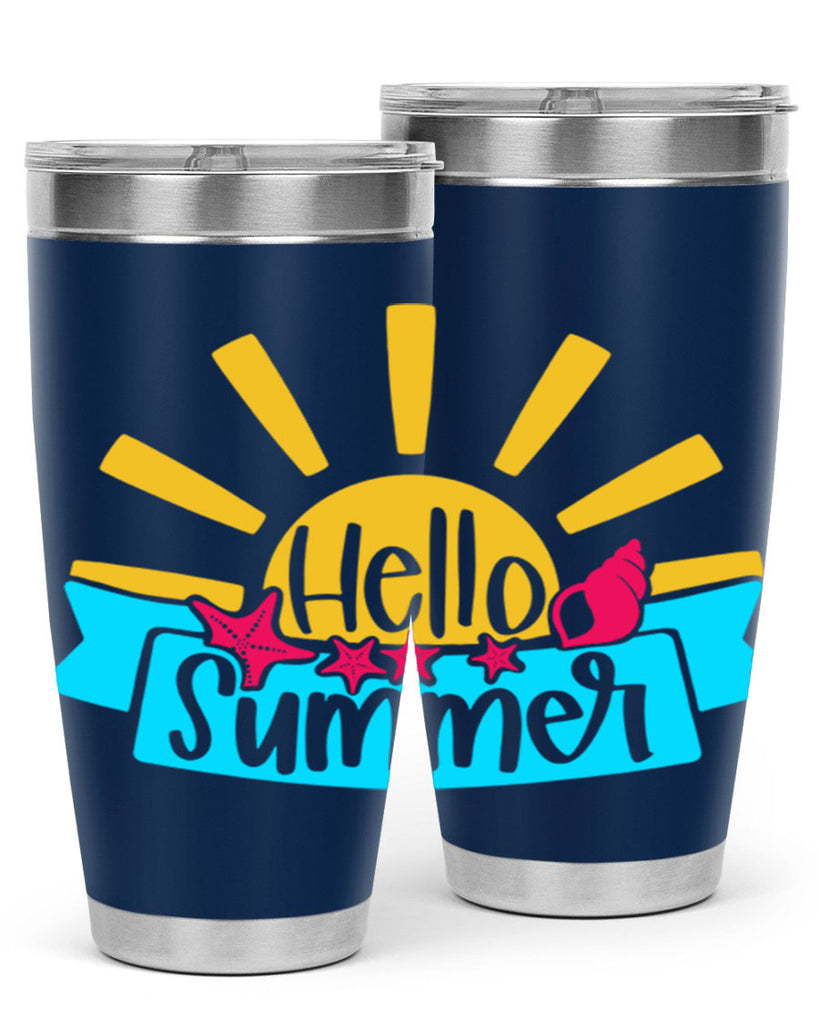 Hello Summer Style 38#- summer- Tumbler