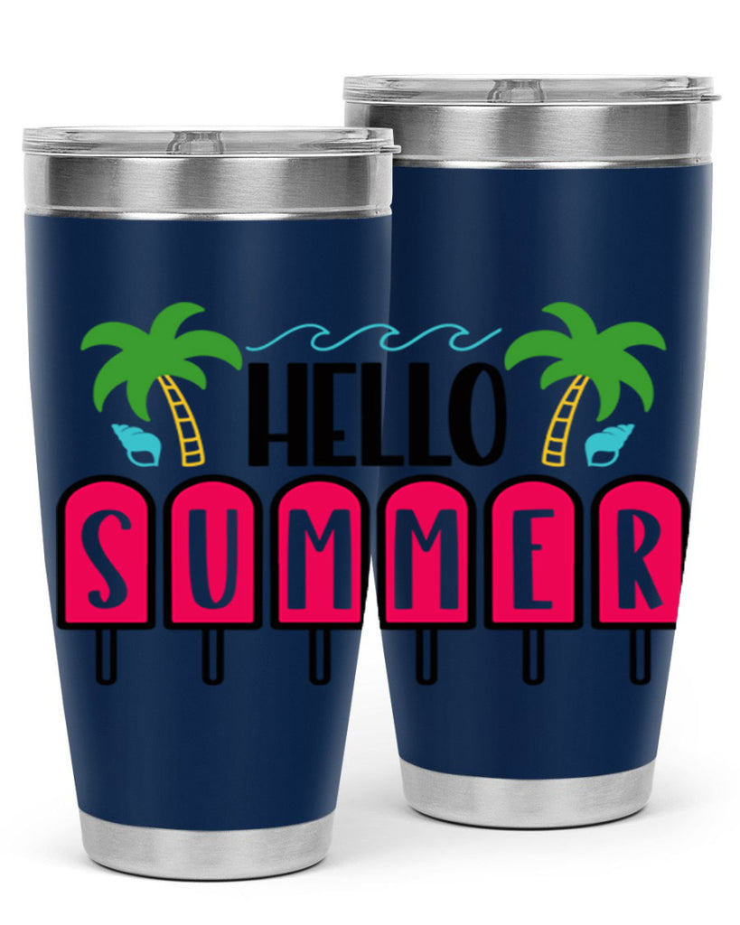 Hello Summer Style 39#- summer- Tumbler