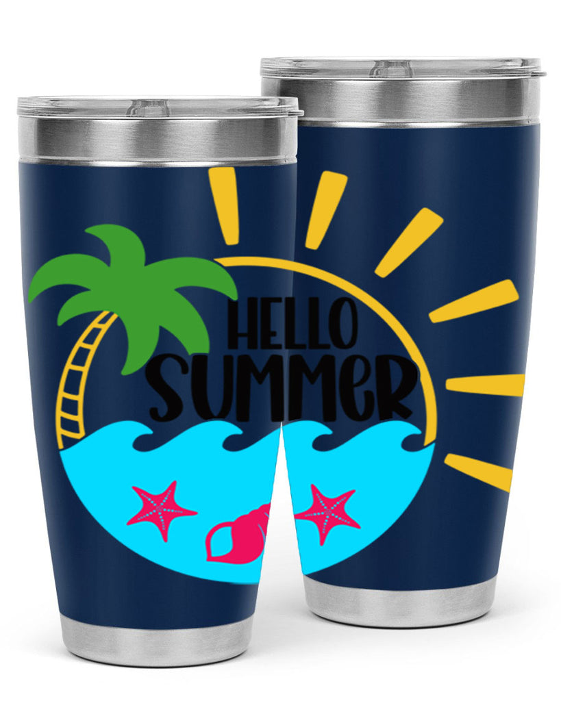 Hello Summer Style 40#- summer- Tumbler