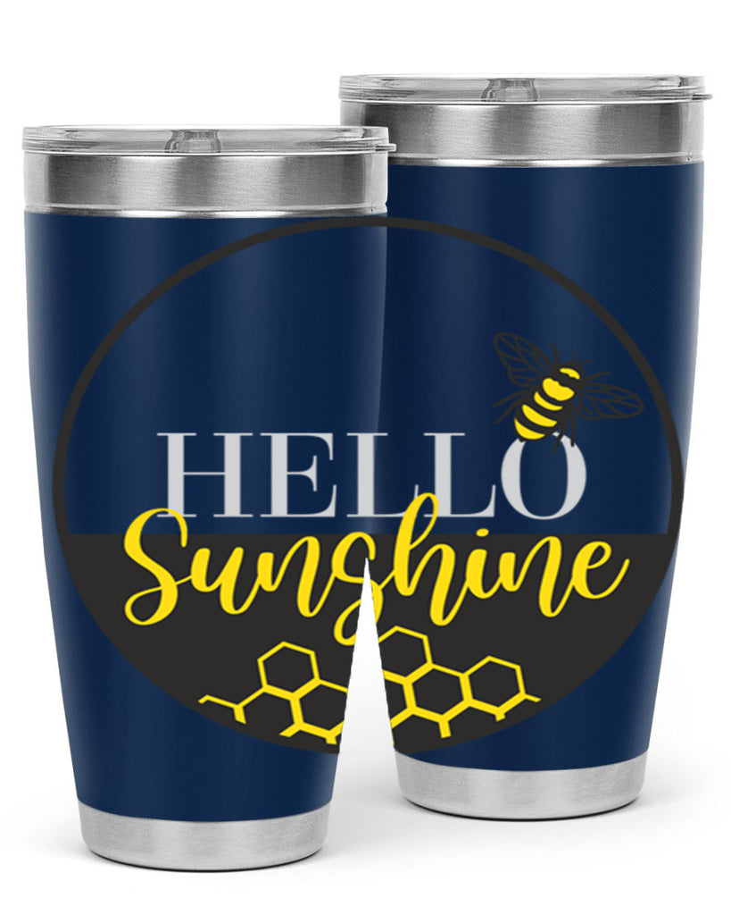 Hello Sunshine and bee216#- spring- Tumbler