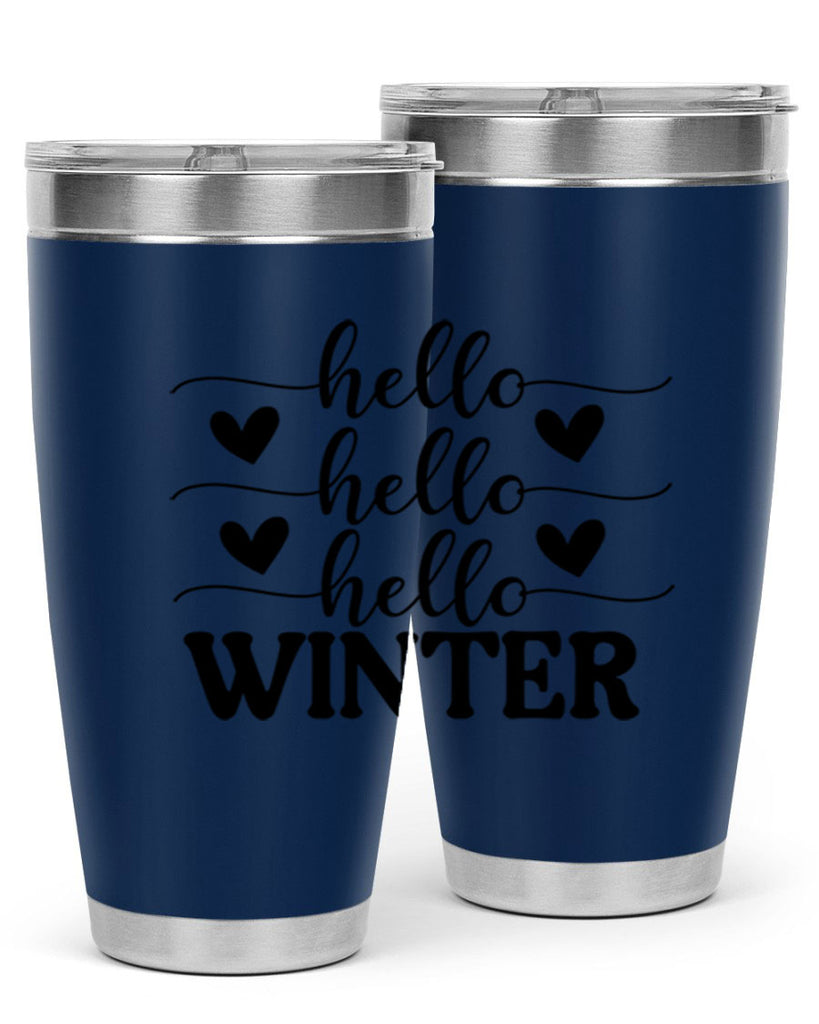 Hello Winter 167#- winter- Tumbler