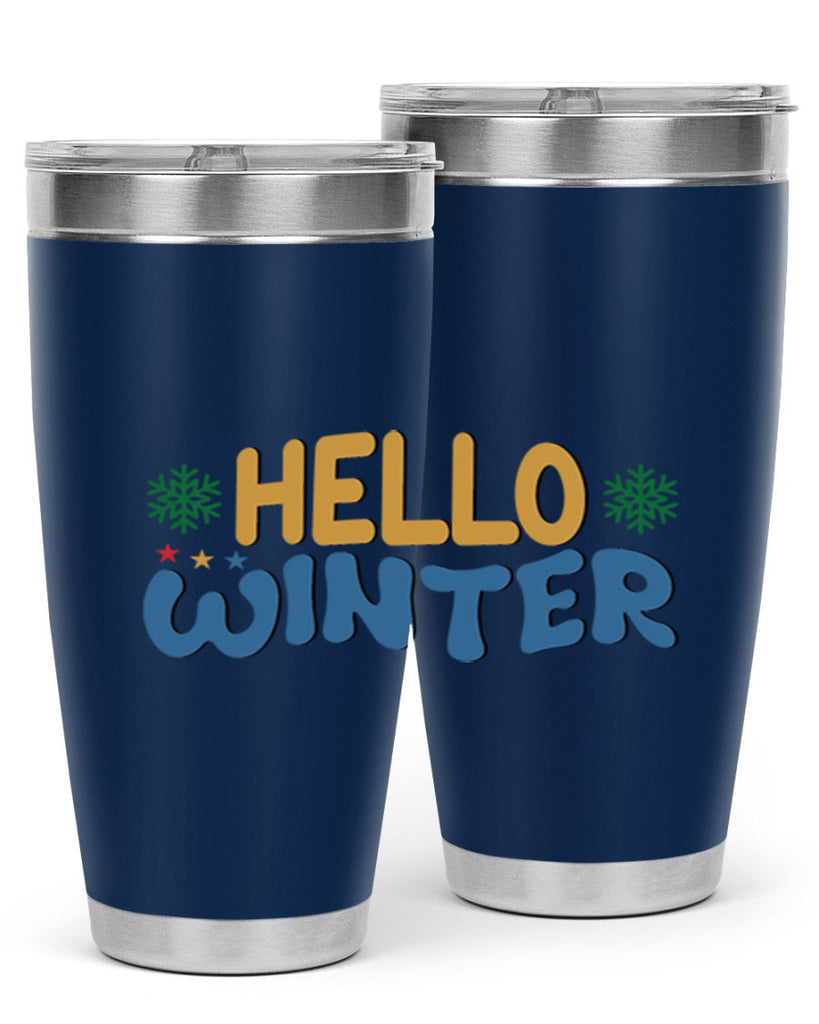 Hello Winter 181#- winter- Tumbler