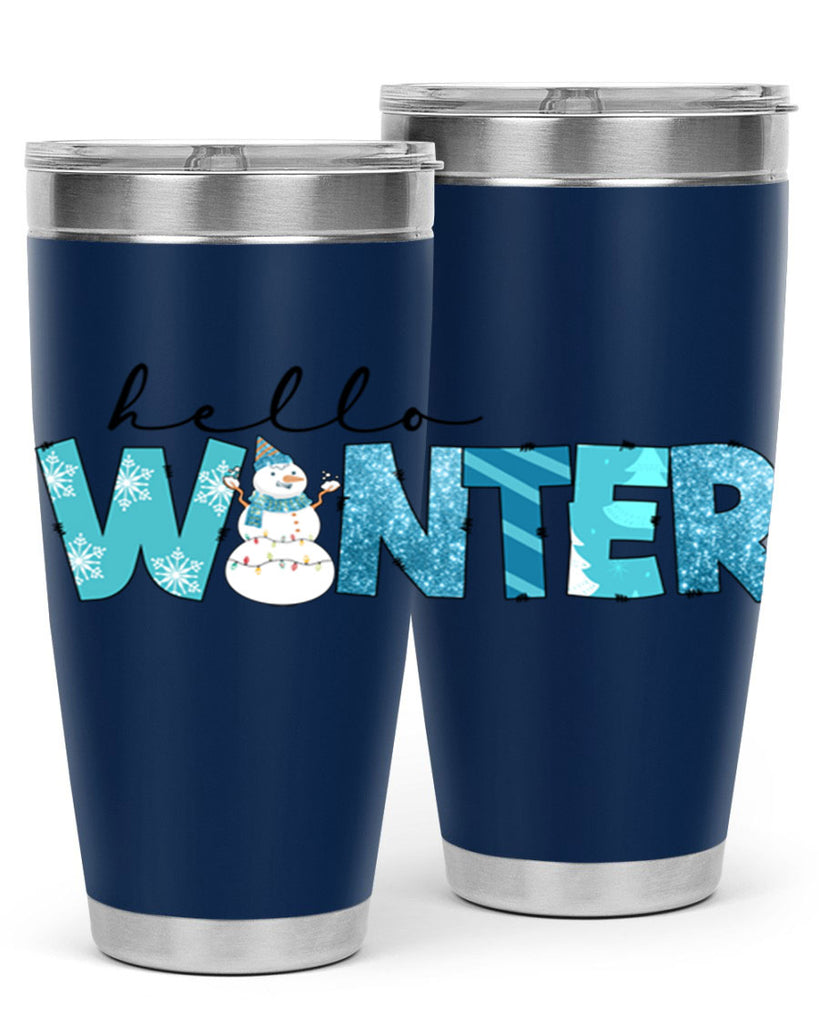 Hello Winter 188#- winter- Tumbler