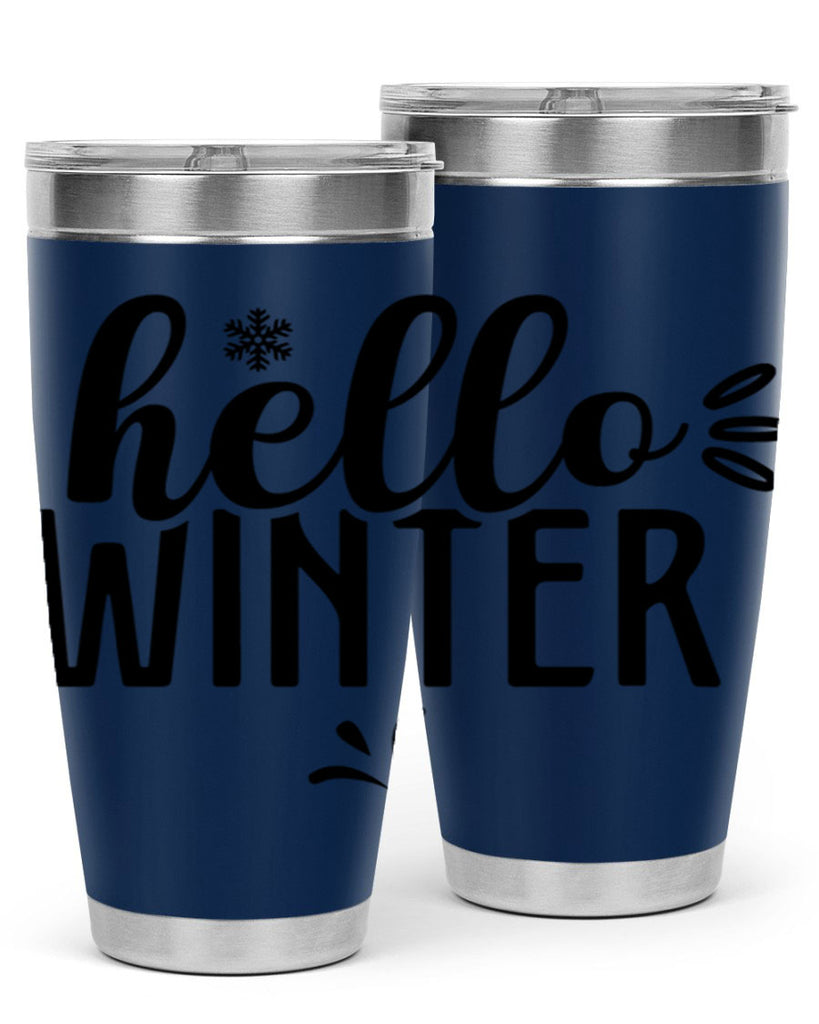 Hello Winter171#- winter- Tumbler