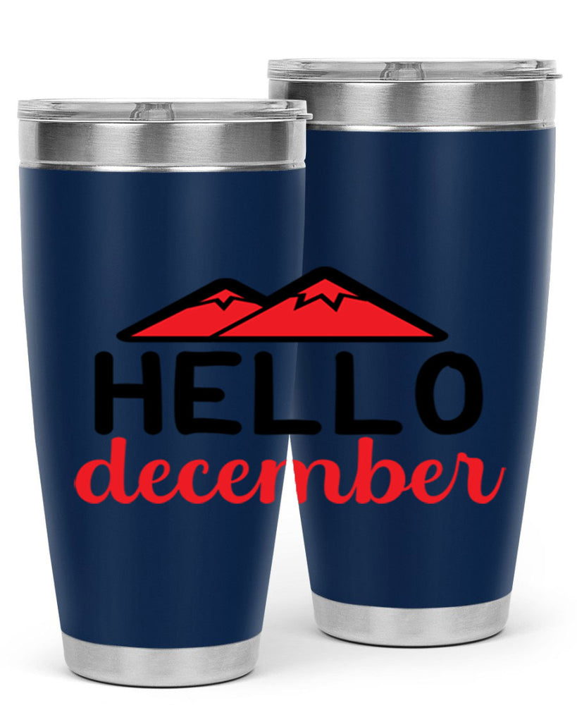 Hello december 160#- winter- Tumbler