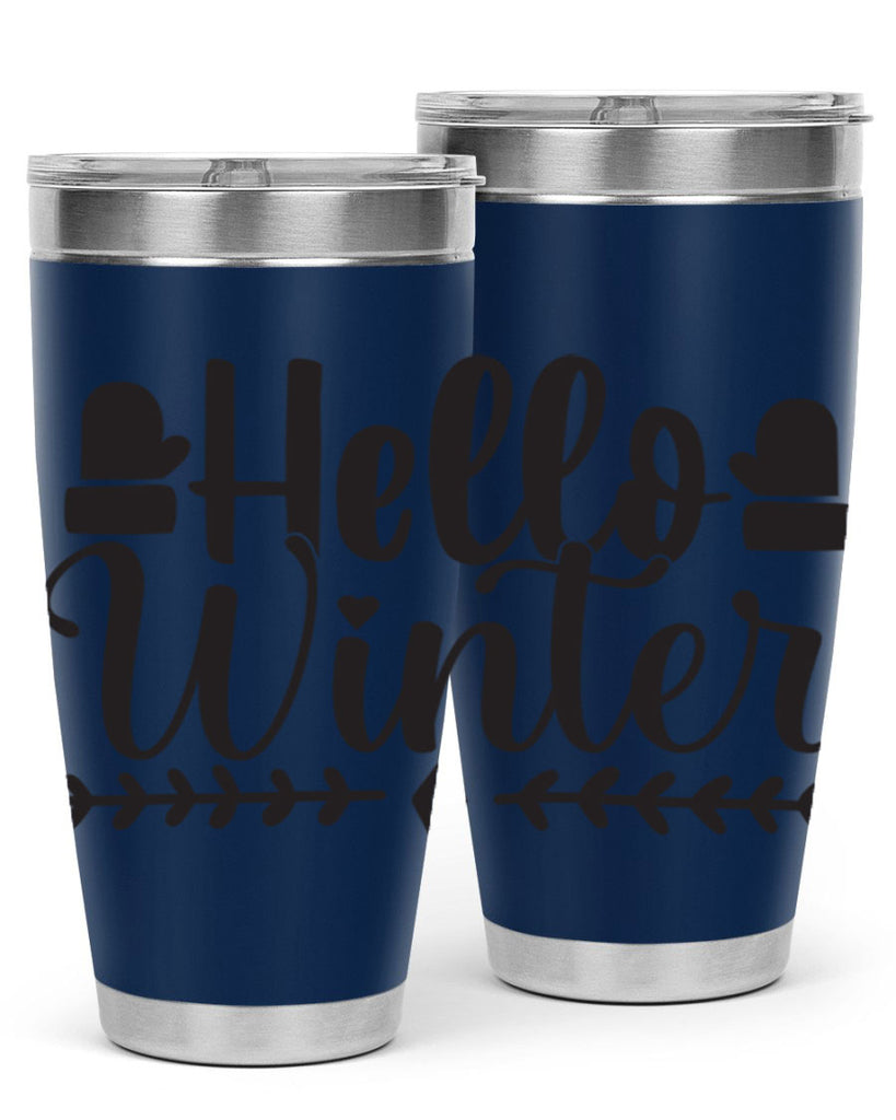 Hello winter 184#- winter- Tumbler
