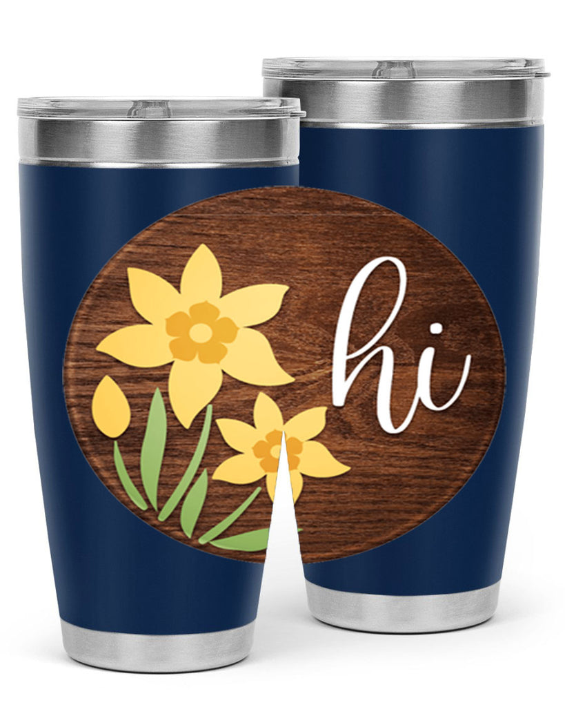 Hi daffodil flower Mockup235#- spring- Tumbler