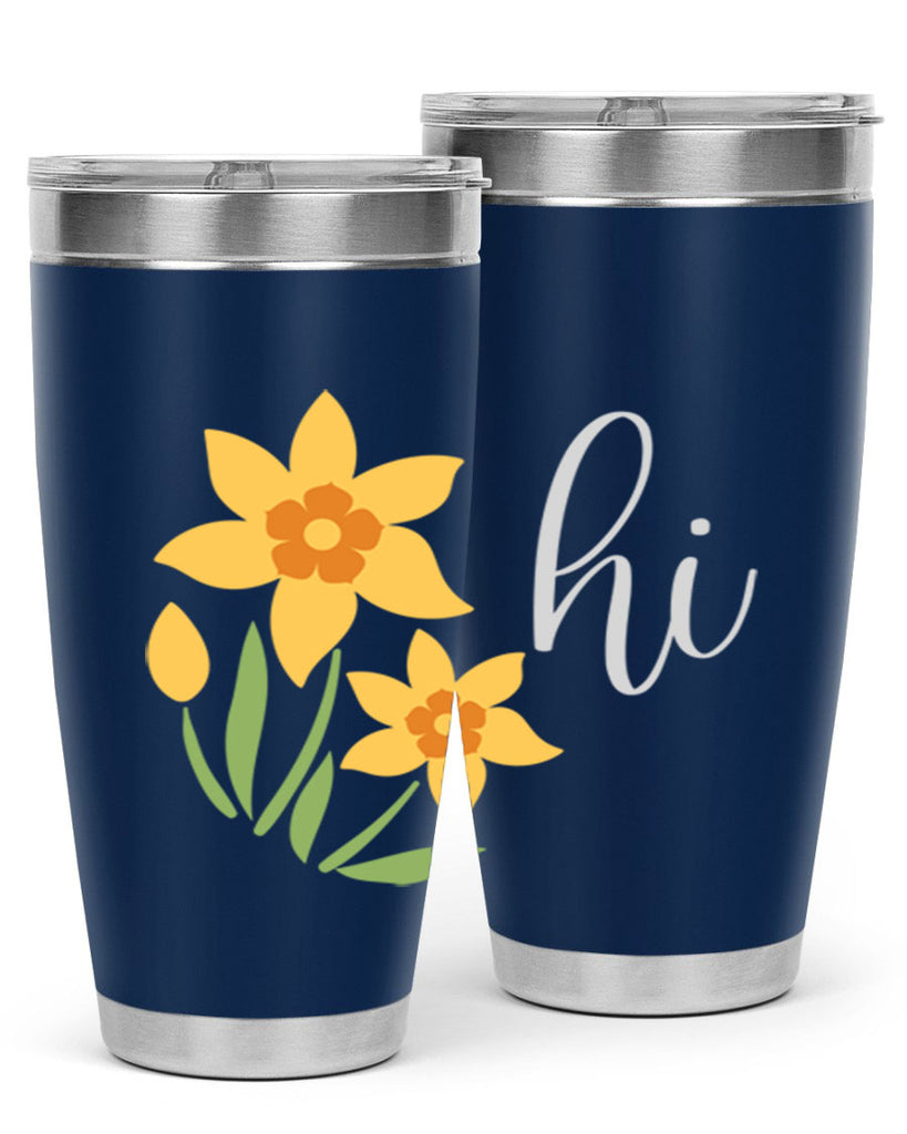 Hi daffodil flower236#- spring- Tumbler
