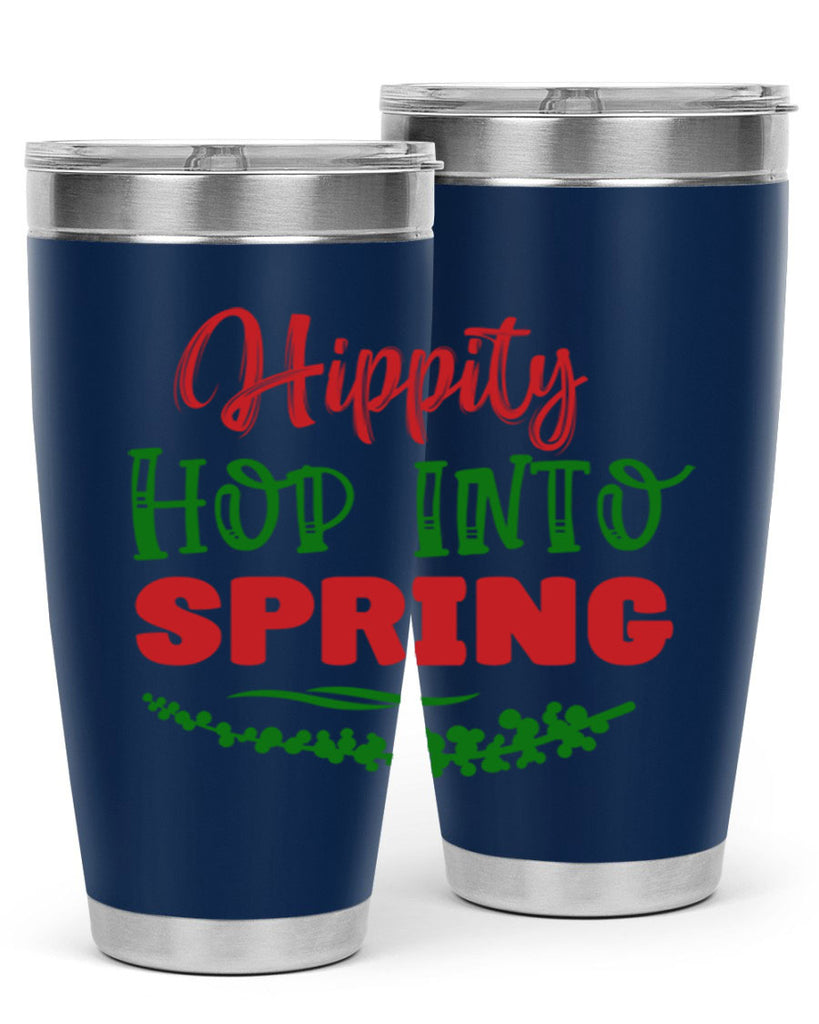 Hippity Hop into Spring 239#- spring- Tumbler