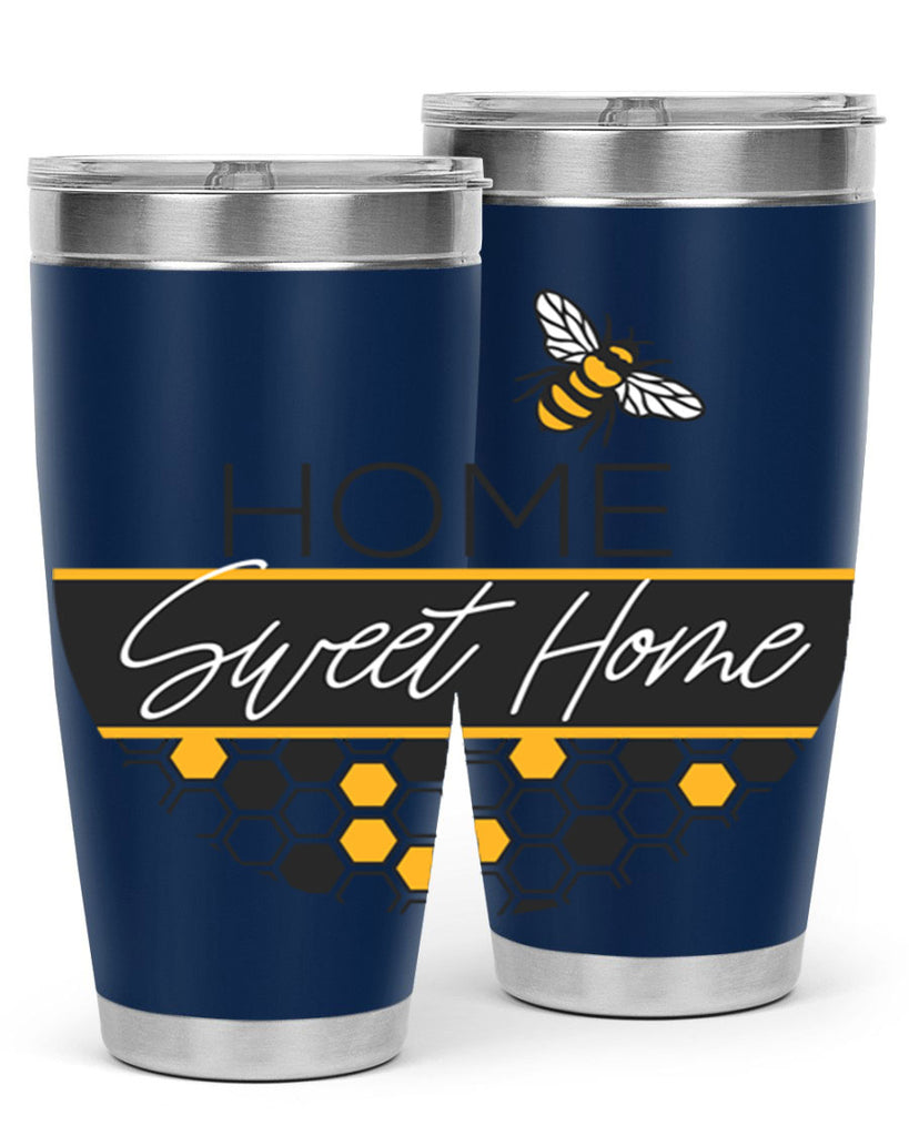 Home Sweet Home Bee and hive pattern243#- spring- Tumbler