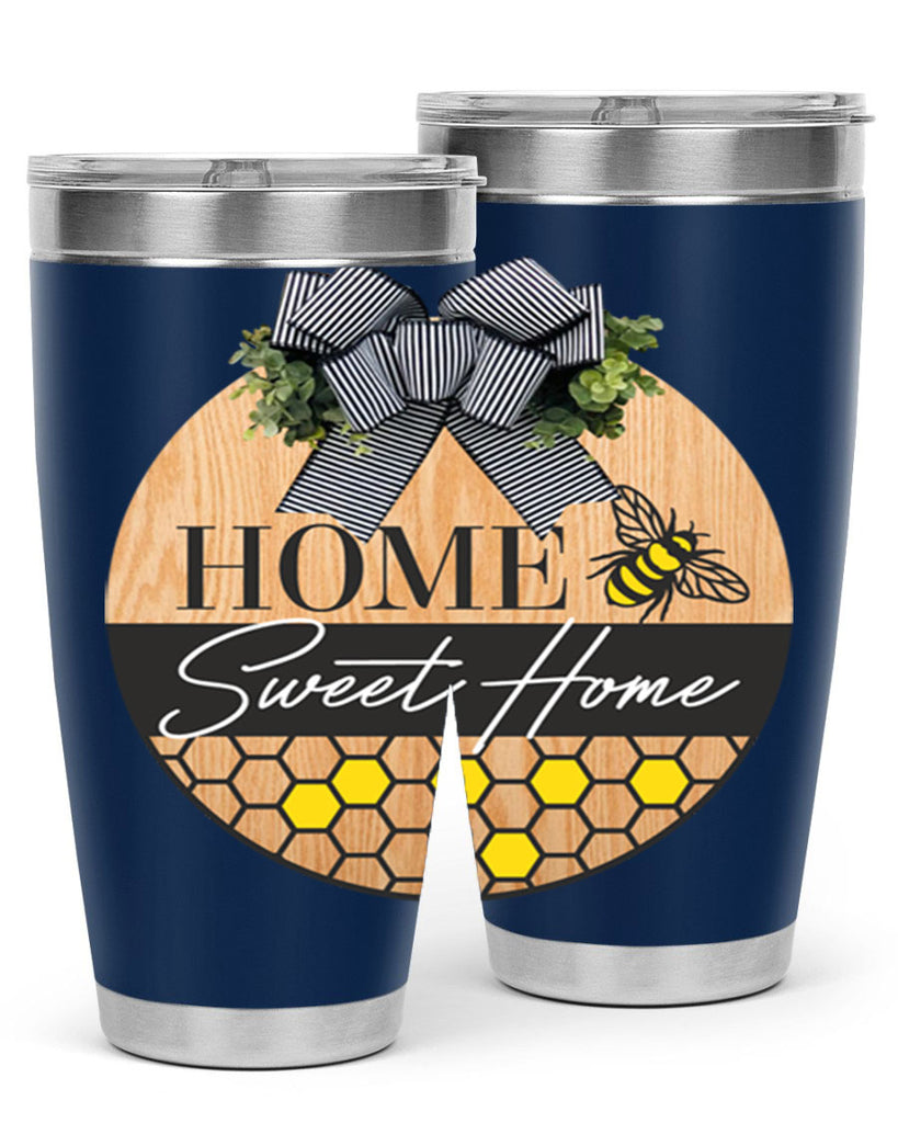 Home Sweet home bee and hive Mockup241#- spring- Tumbler