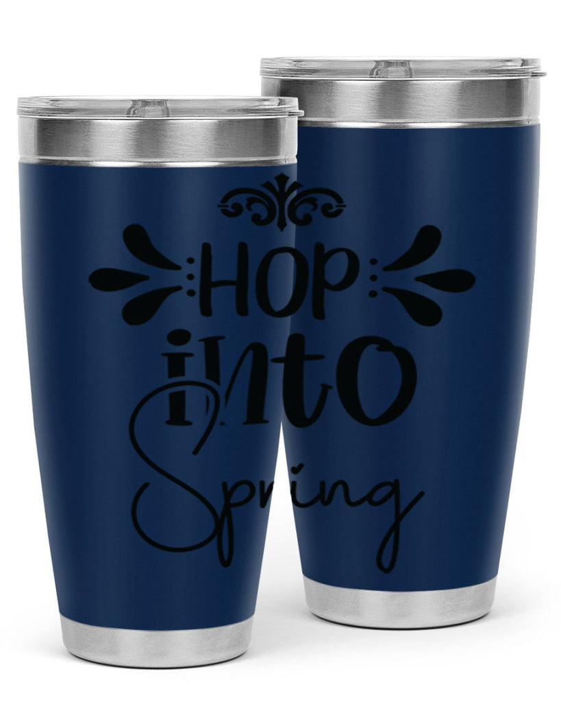 Hop into Spring 247#- spring- Tumbler
