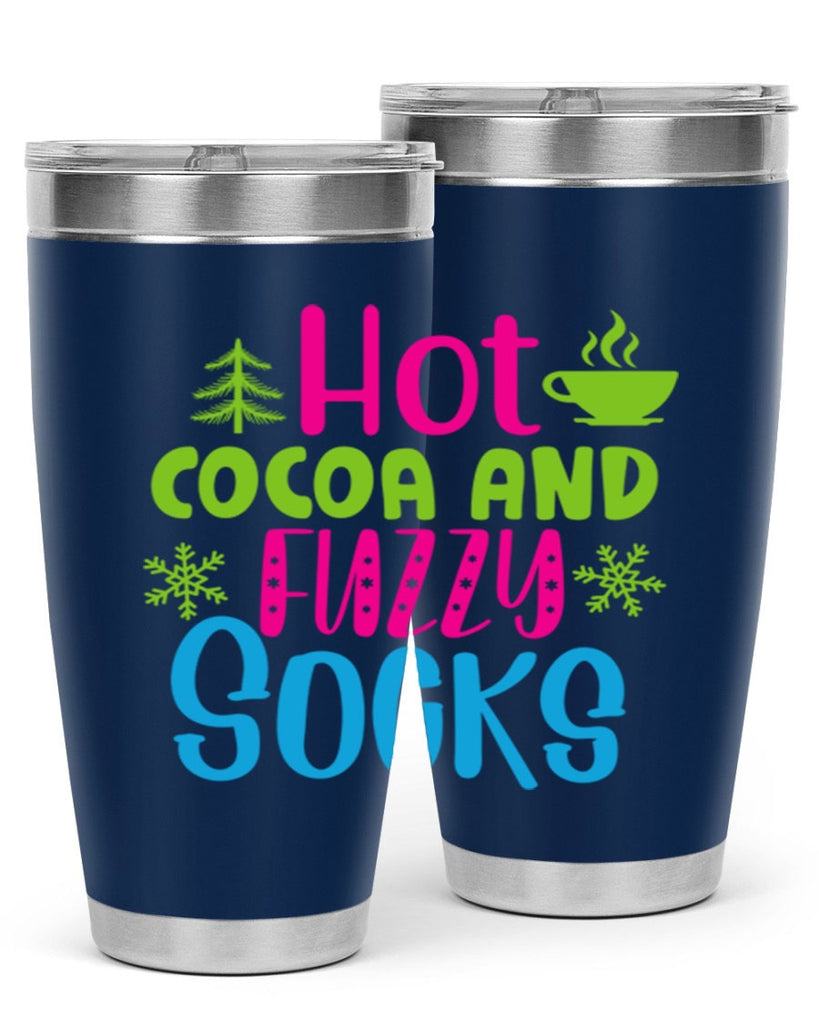 Hot Cocoa And Fuzzy Socks209#- winter- Tumbler
