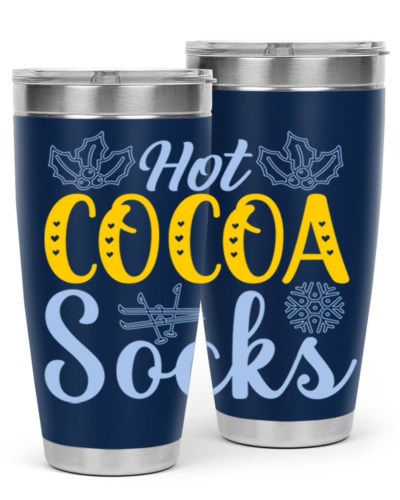 Hot cocoa socks211#- winter- Tumbler