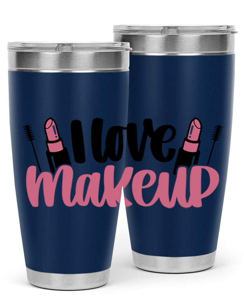 I Love Makeup Style 80#- make up- Tumbler