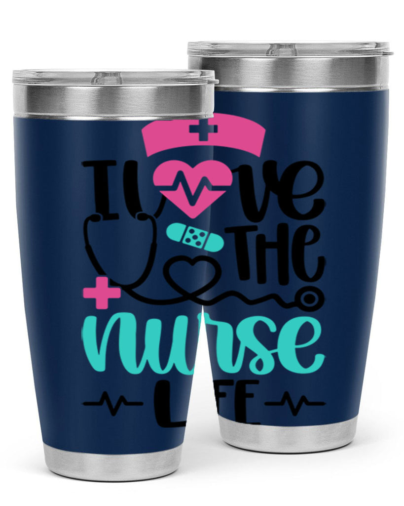 I Love The Nurse Life Style Style 169#- nurse- tumbler