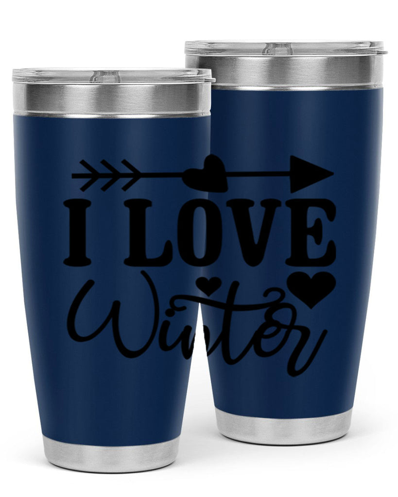 I Love Winter 227#- winter- Tumbler