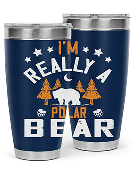 I'm really a polar bear 17#- Bears- Tumbler