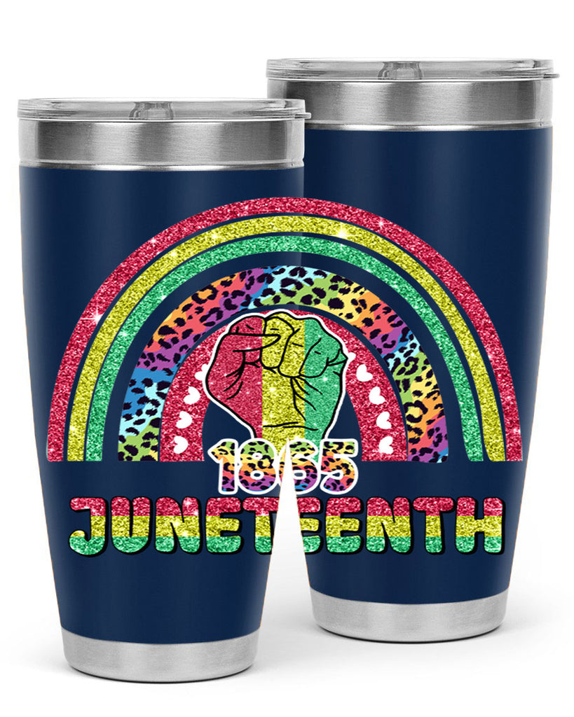 Juneteenth 1865 Rainbow 19#- Juneteenth- tumbler
