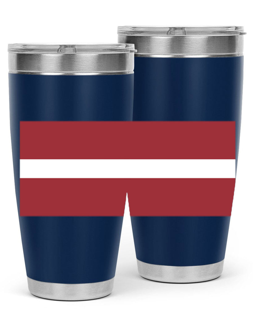 Latvia 104#- world flags- Tumbler