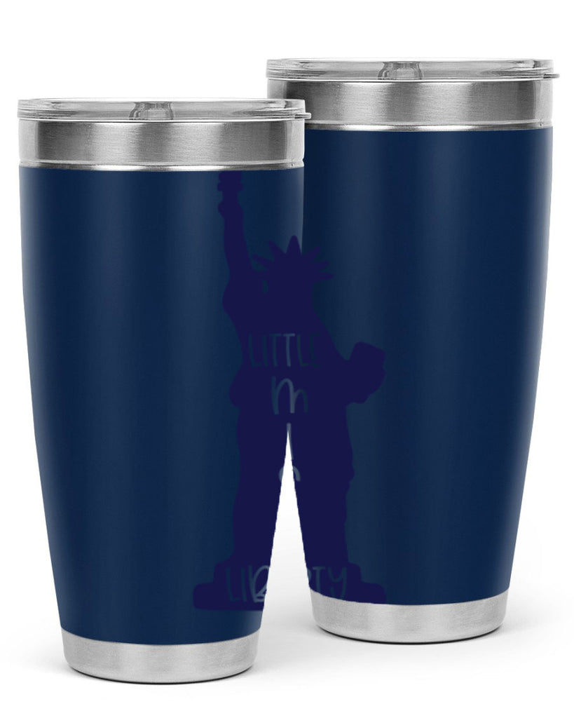Little Miss Liberty Style 163#- Fourt Of July- Tumbler