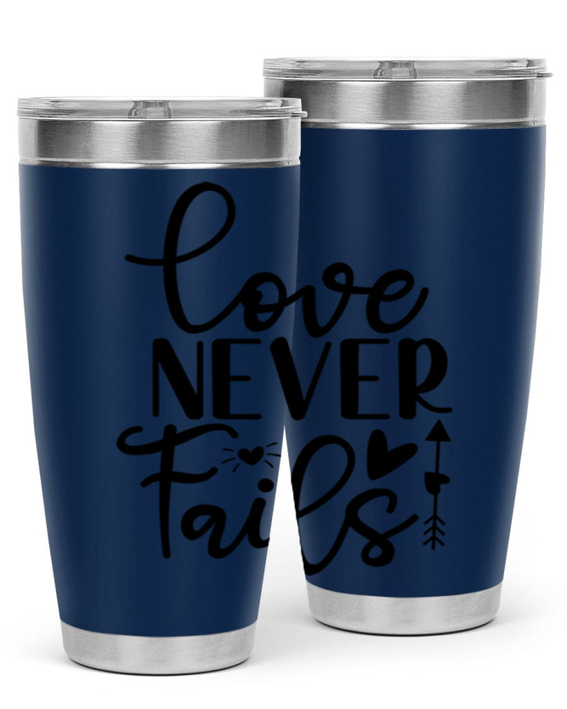 Love Never Fails 309#- winter- Tumbler