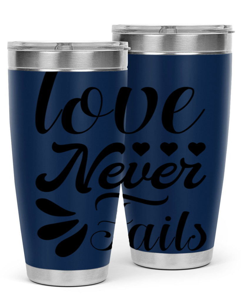 Love Never Fails 316#- winter- Tumbler
