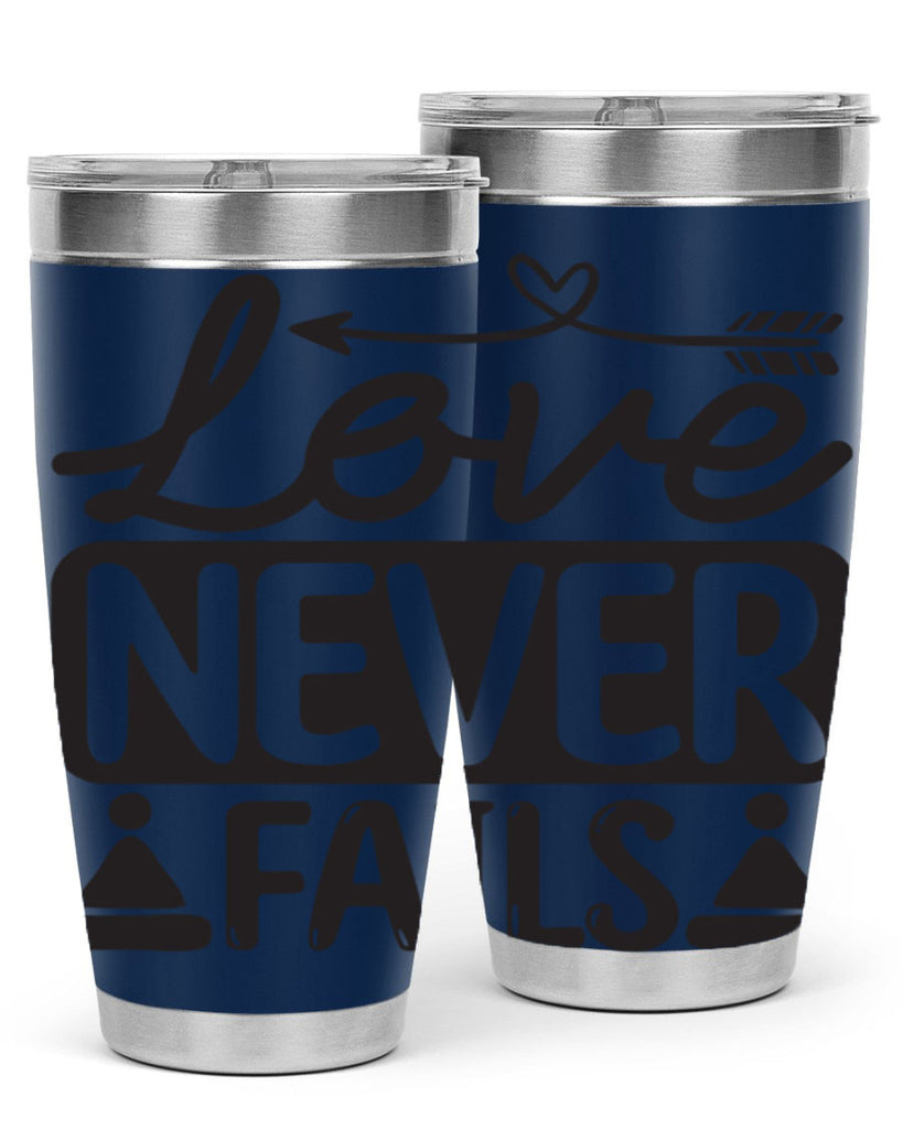 Love never fails 317#- winter- Tumbler