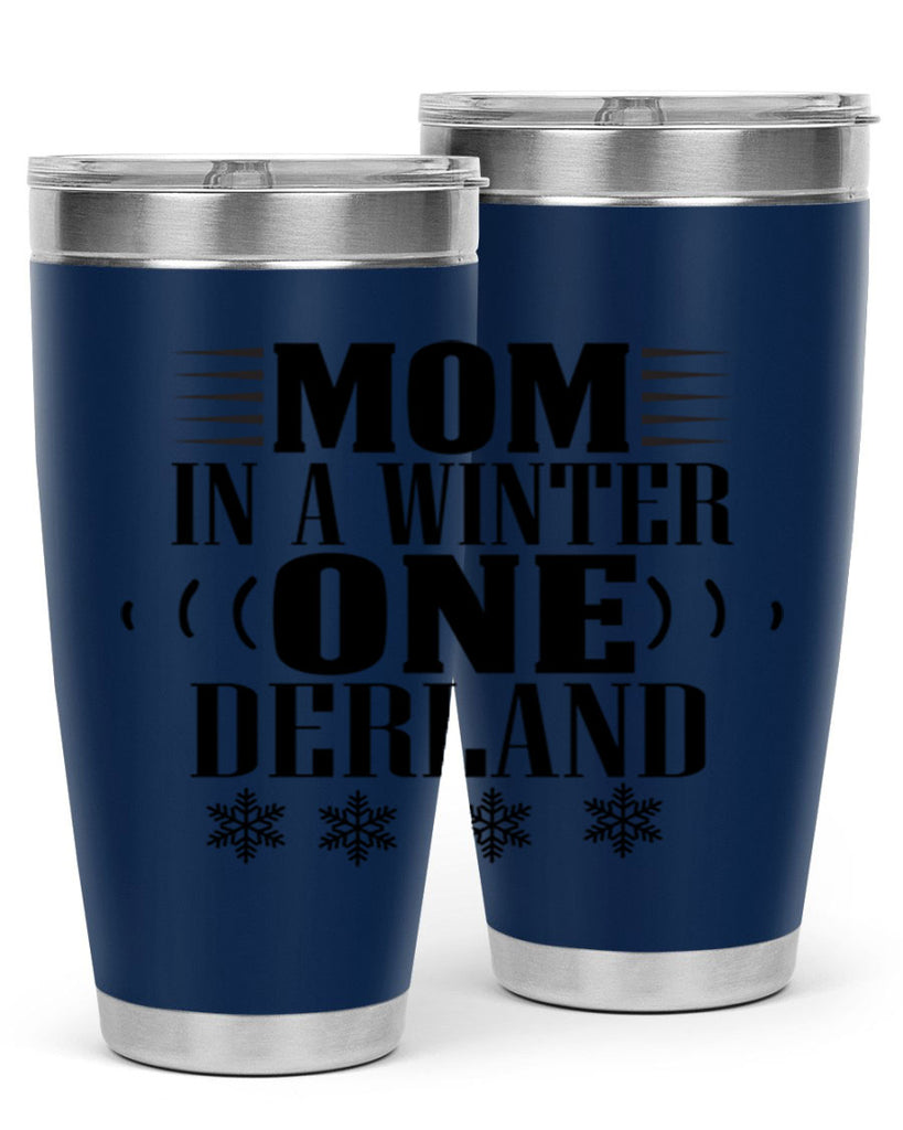 MOM IN A WINTER ONE DERLAND 322#- winter- Tumbler
