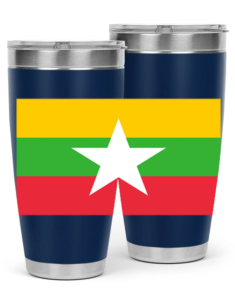 Myanmar 79#- world flags- Tumbler