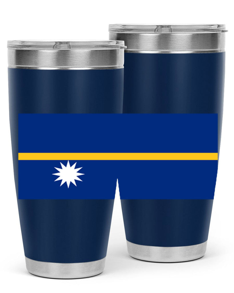 Nauru 77#- world flags- Tumbler