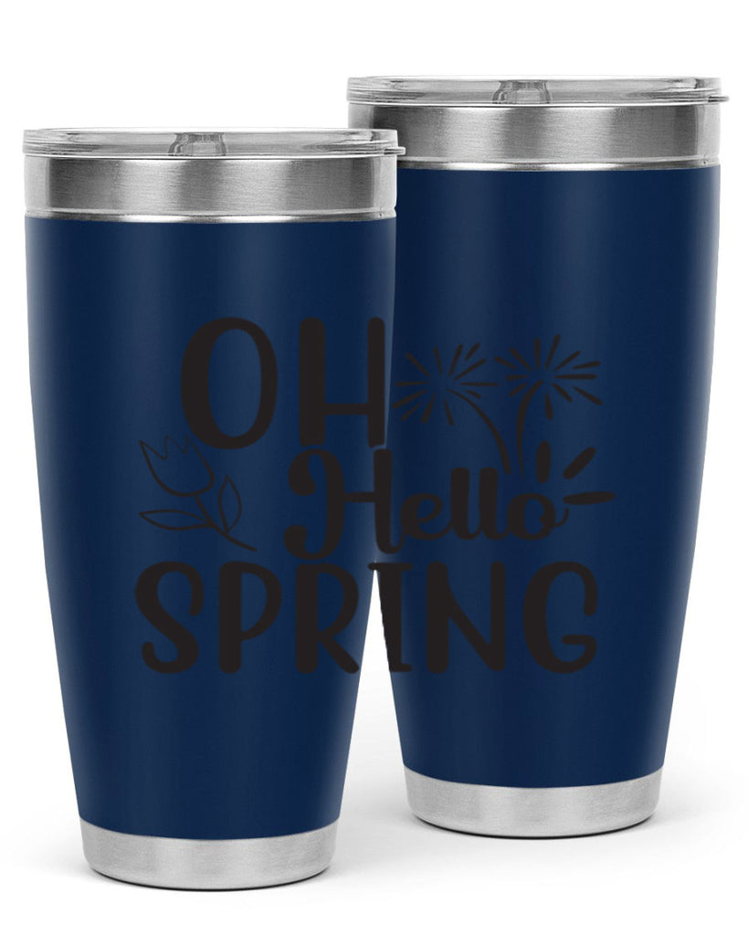Oh hello spring 358#- spring- Tumbler