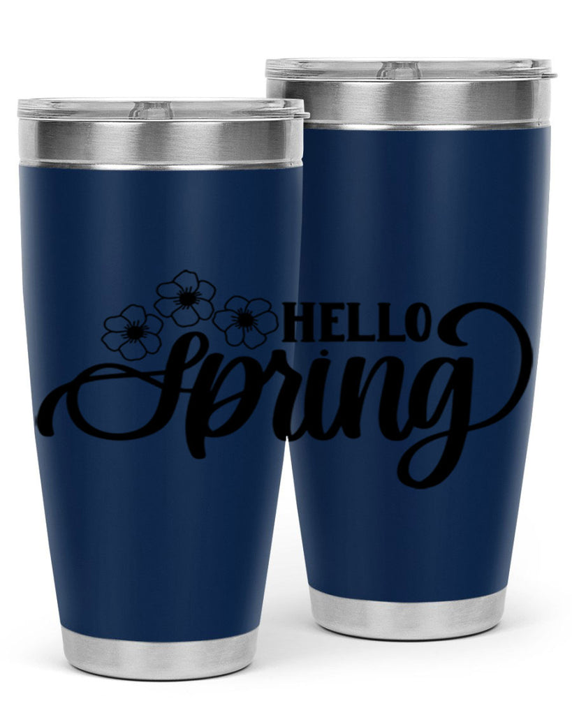 PNG_Hello Spring393#- spring- Tumbler