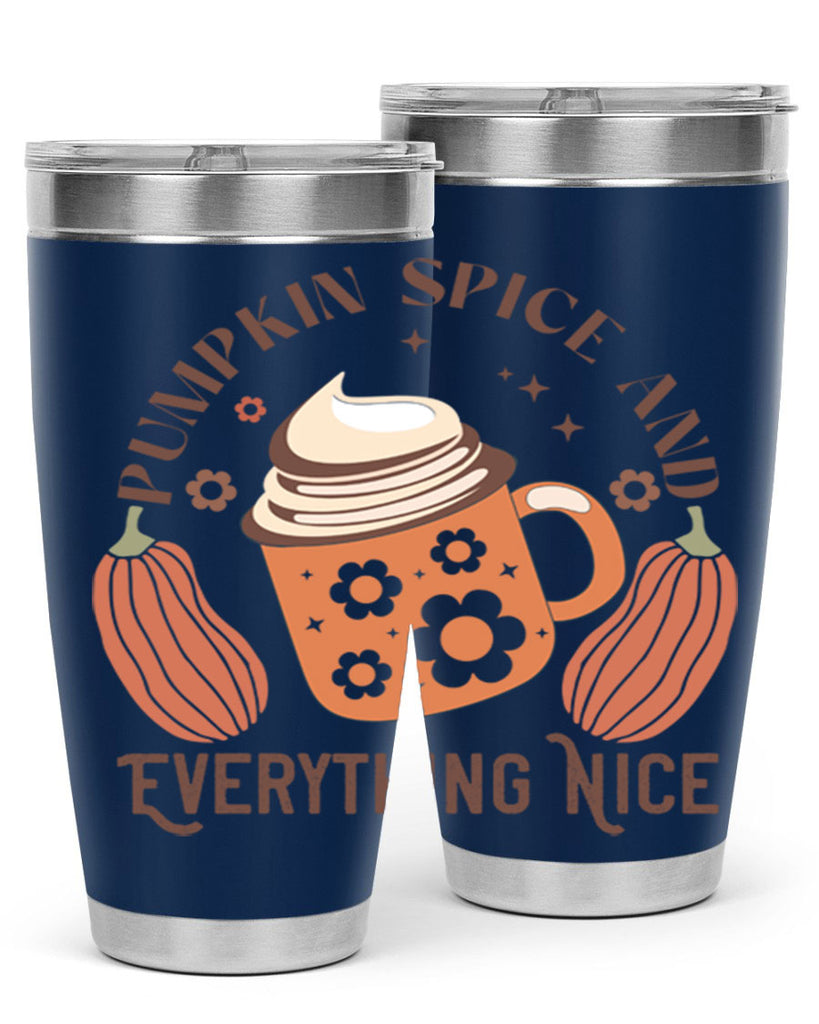 Pumpkin Spice And Everything Nice 539#- fall- Tumbler