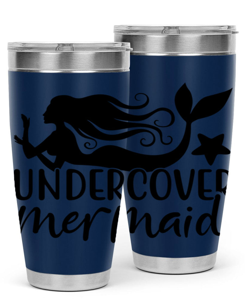 Undercover mermaid 657#- mermaid- Tumbler