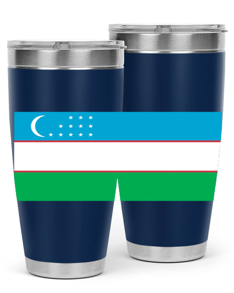 Uzbekistan 8#- world flags- Tumbler