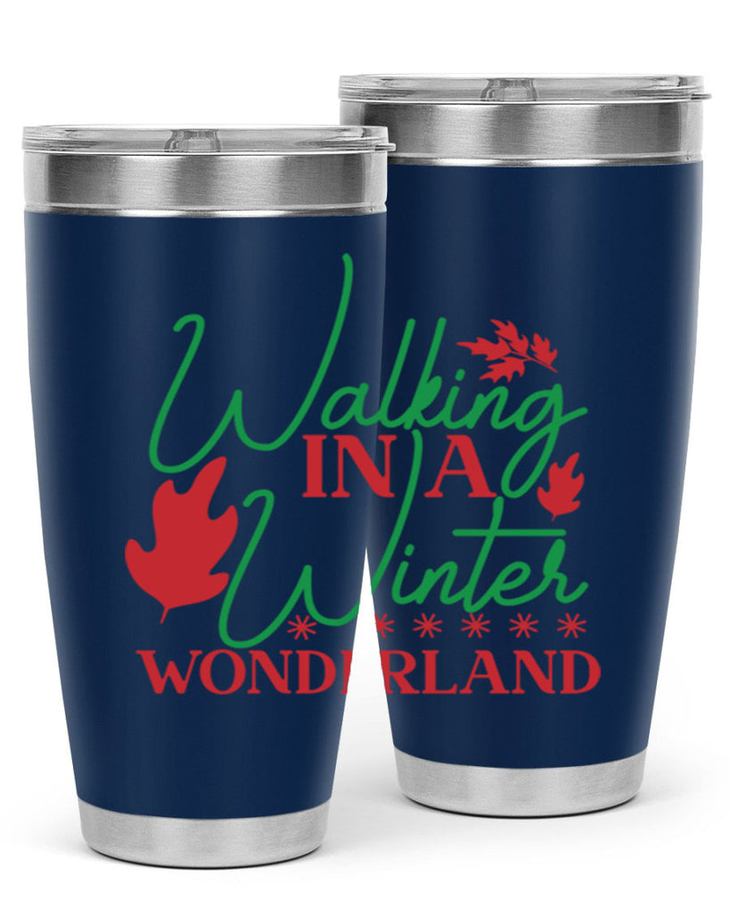 Walking In A Winter Wonderland 438#- winter- Tumbler