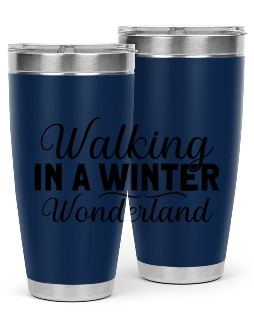 Walking in a Winter Wonderland 434#- winter- Tumbler
