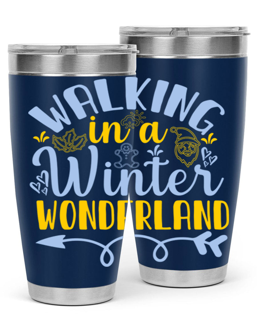 Walking in a winter wonderland440#- winter- Tumbler