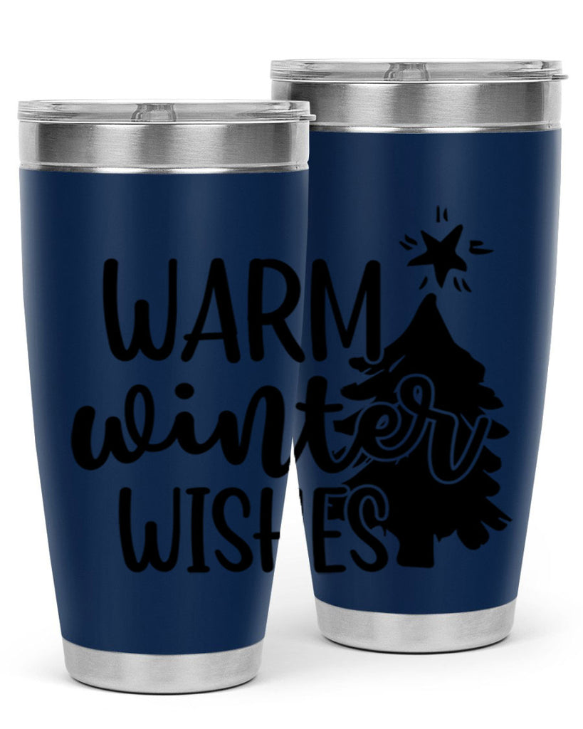 Warm Winter Wishes 451#- winter- Tumbler