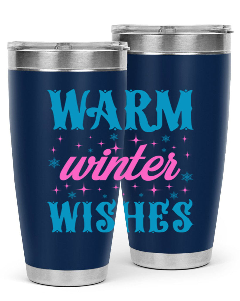 Warm Winter Wishes 464#- winter- Tumbler