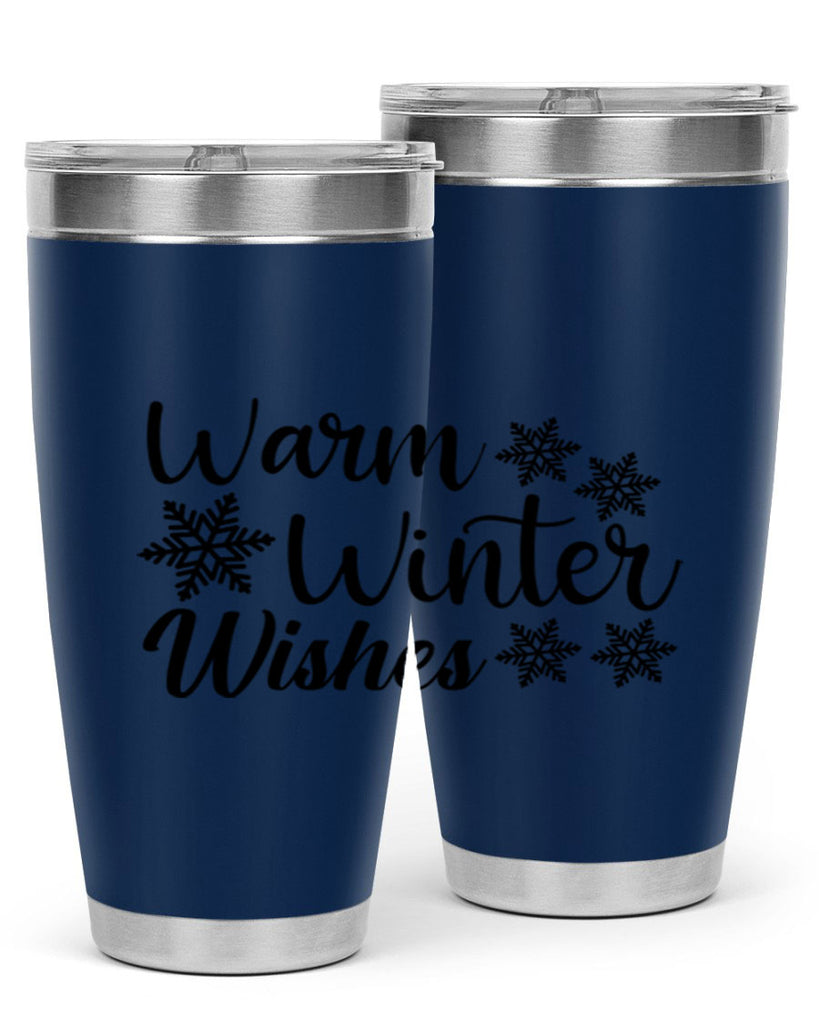 Warm Winter Wishes 466#- winter- Tumbler