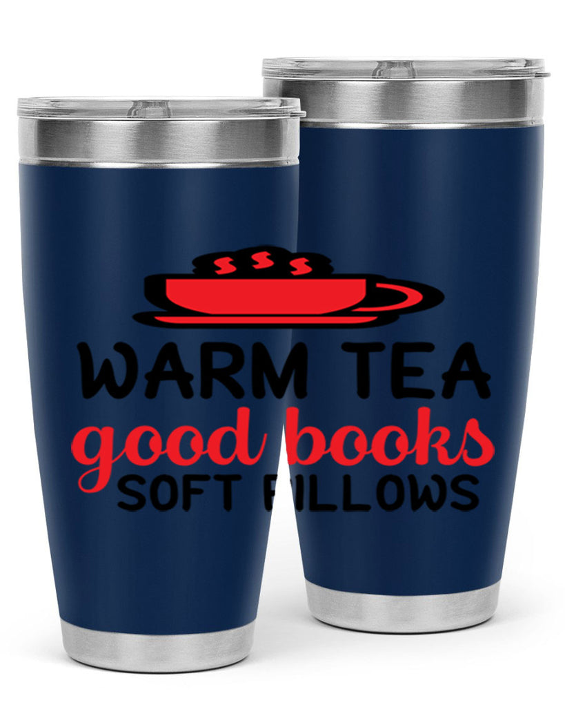 Warm tea good books soft pillows 448#- winter- Tumbler